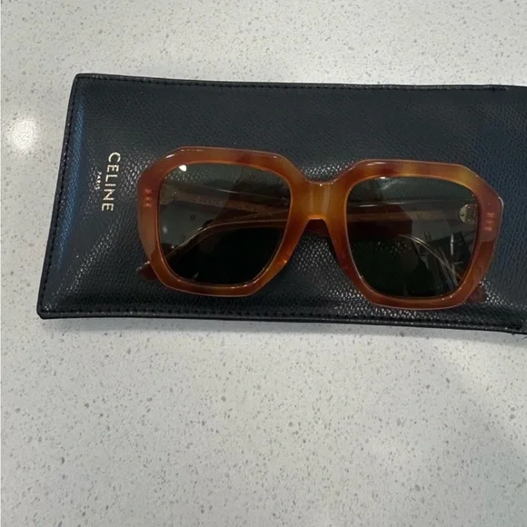 Celine Tortoise Shell Sunglasses - Picture 2 of 4